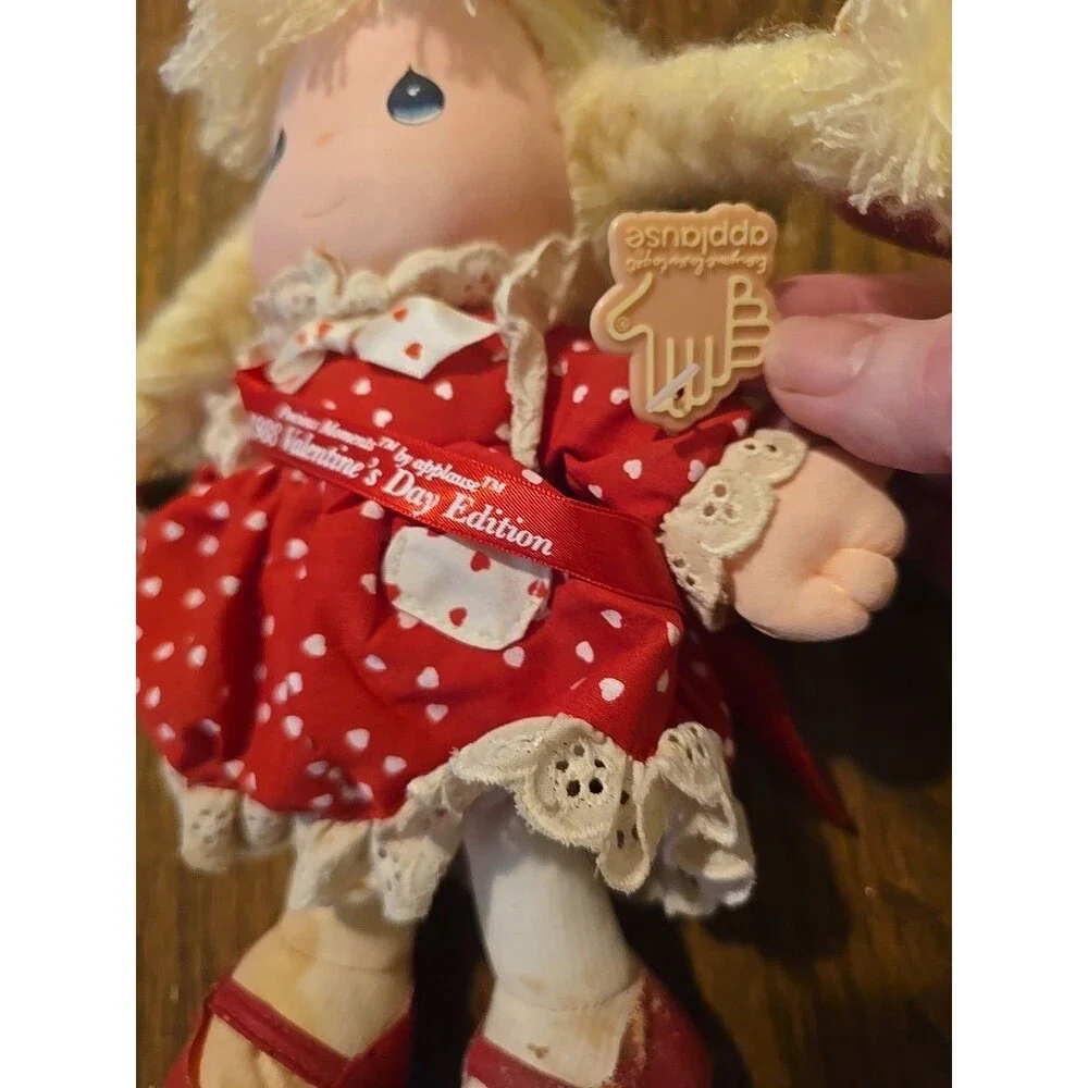 Vintage Precious Moments 1988 Valentine's Day Edition Plush Doll Applause